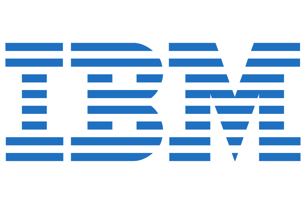 Logo of IBM.